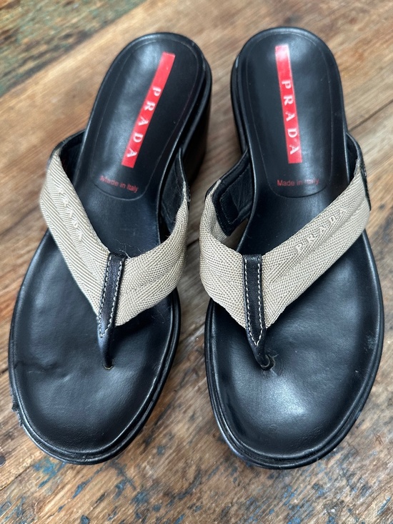 Prada Shoes - Prada Platform Sandals